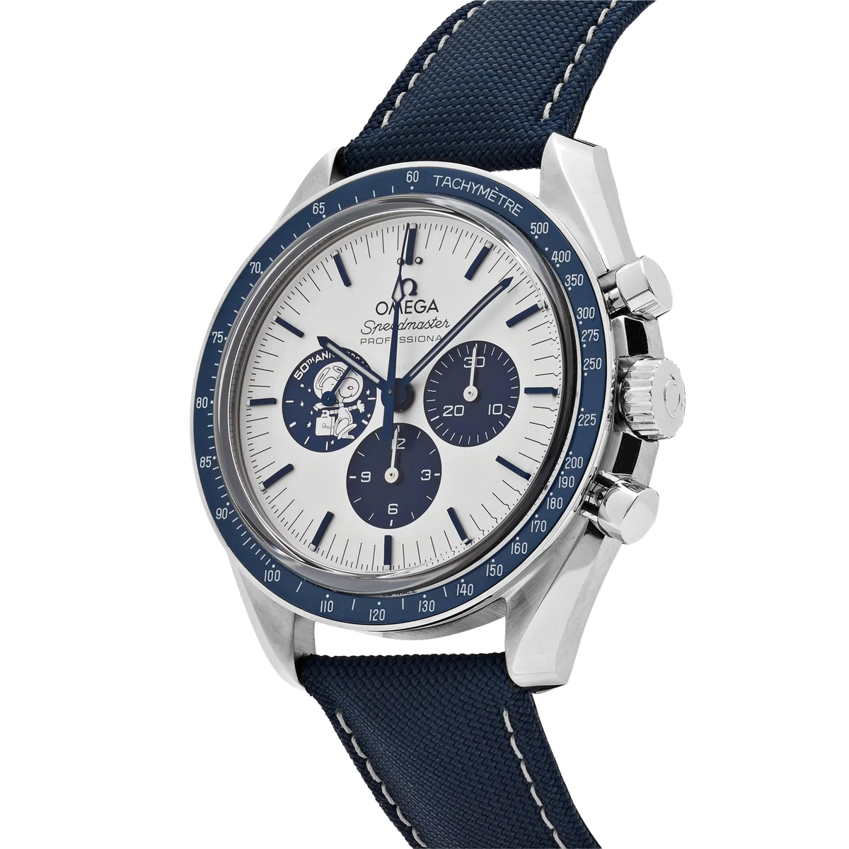 Speedmaster 42mm Silver Snoopy Award 50th Anniversary