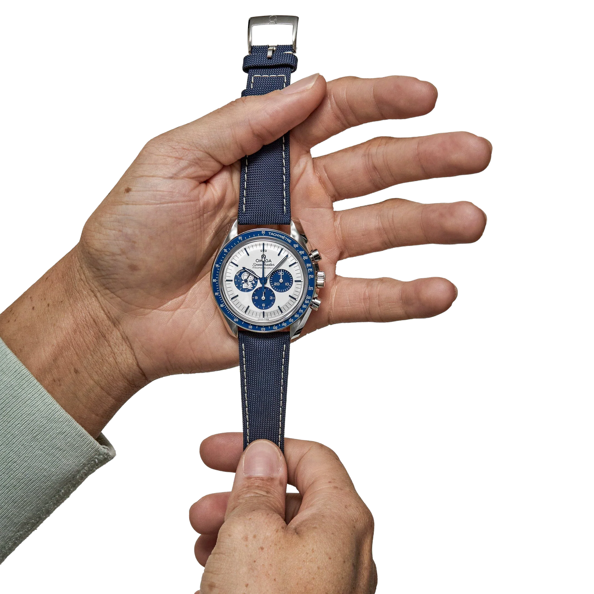 Speedmaster 42mm Silver Snoopy Award 50th Anniversary